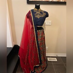 Embroidered Lehenga Choli Set